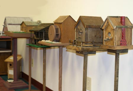 Hand made birdhouses donated by London Correctional Institution