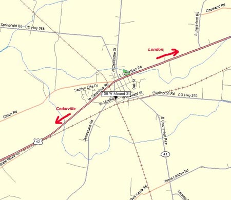 06-01-04 - South Charleston trailhead map