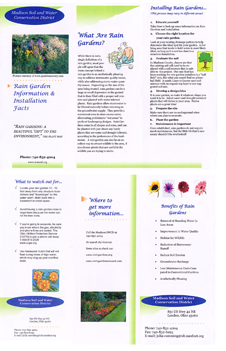 Rain Garden Brochure