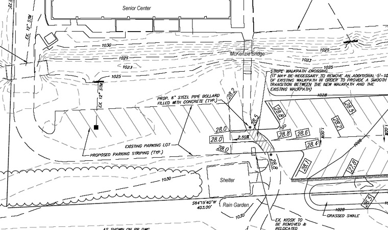 02-06-07 - Senior Center Trailhead proposed parking lot expansion