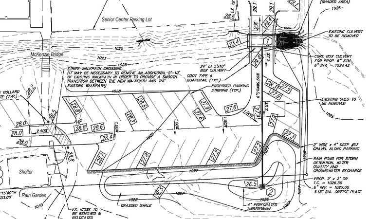 02-06-07 - Senior Center Trailhead proposed parking lot expansion