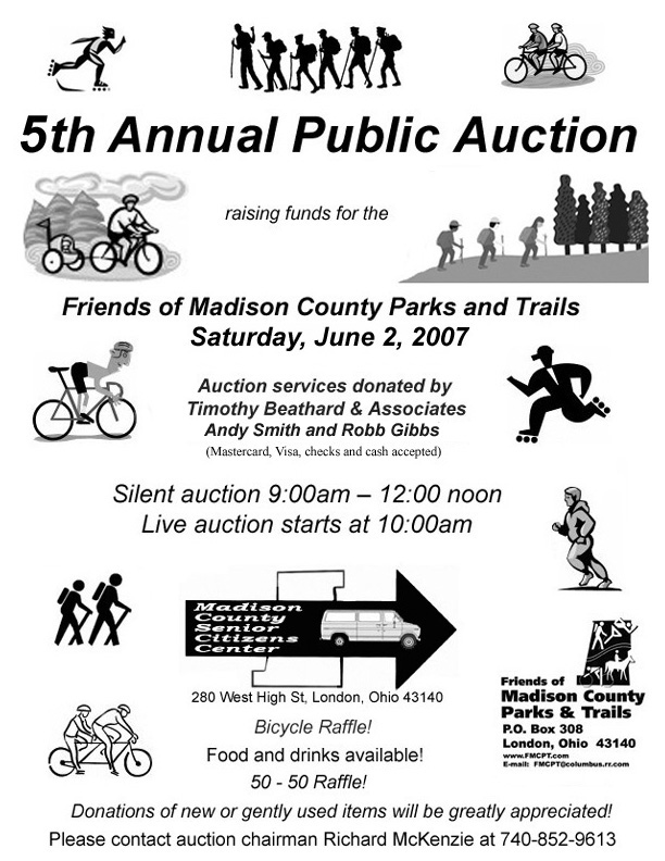 02-08-07 - 5th Annual Public Auction - Saturday, June 2, 2007