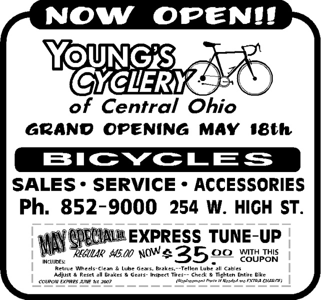 05-07-07 - Young's Cyclery of Central Ohio