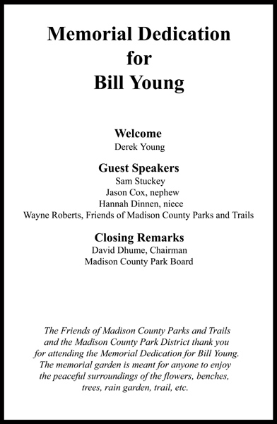 05-23-09 - Bill Young Memorial Program