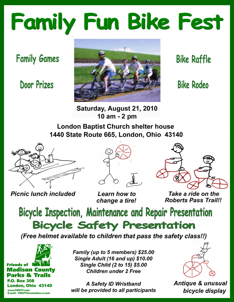 04-29-10 - Download and print a registration form for our Family Fun Bike Fest!