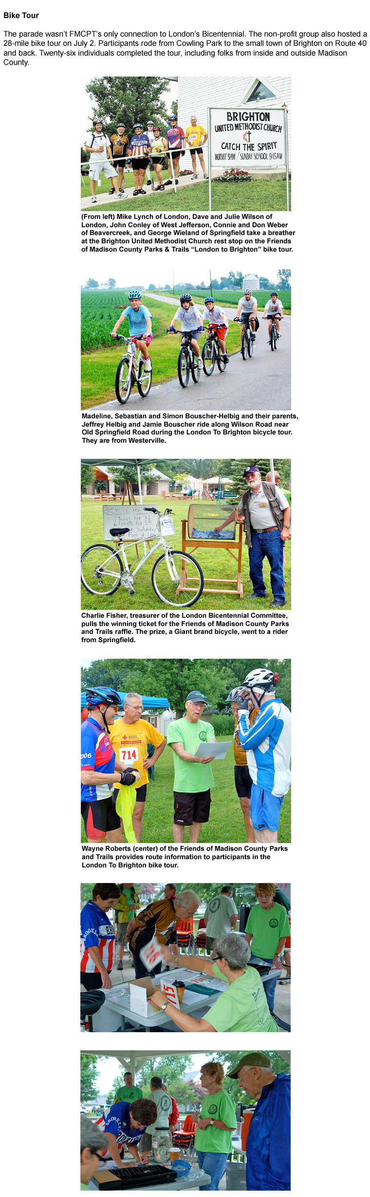 07-06-11 - Madison Messenger article:  Last-minute parade entrants