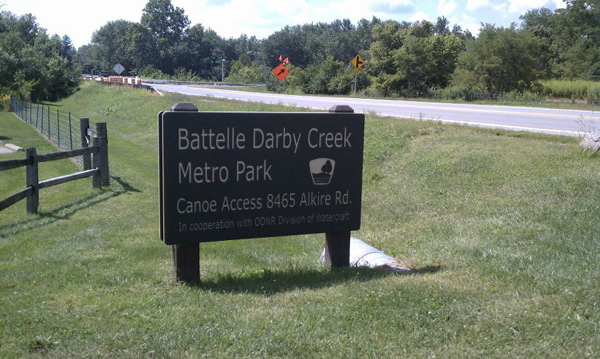 Battelle Darby Creek Metro Park - Canoe Access Parking Area - 8465 Alkire Road, Galloway Ohio