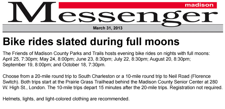 03-31-13 - Bike rides slated during full moons