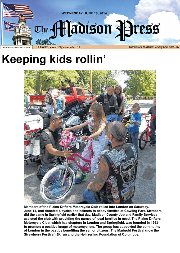 06-18-14 - Madison Press article: Keeping kids rollin'