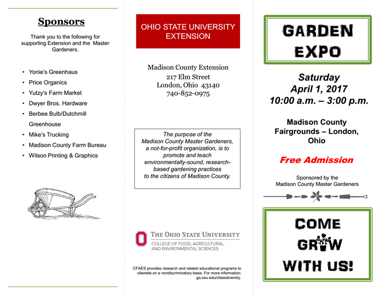 Garden Expo Flyer 2