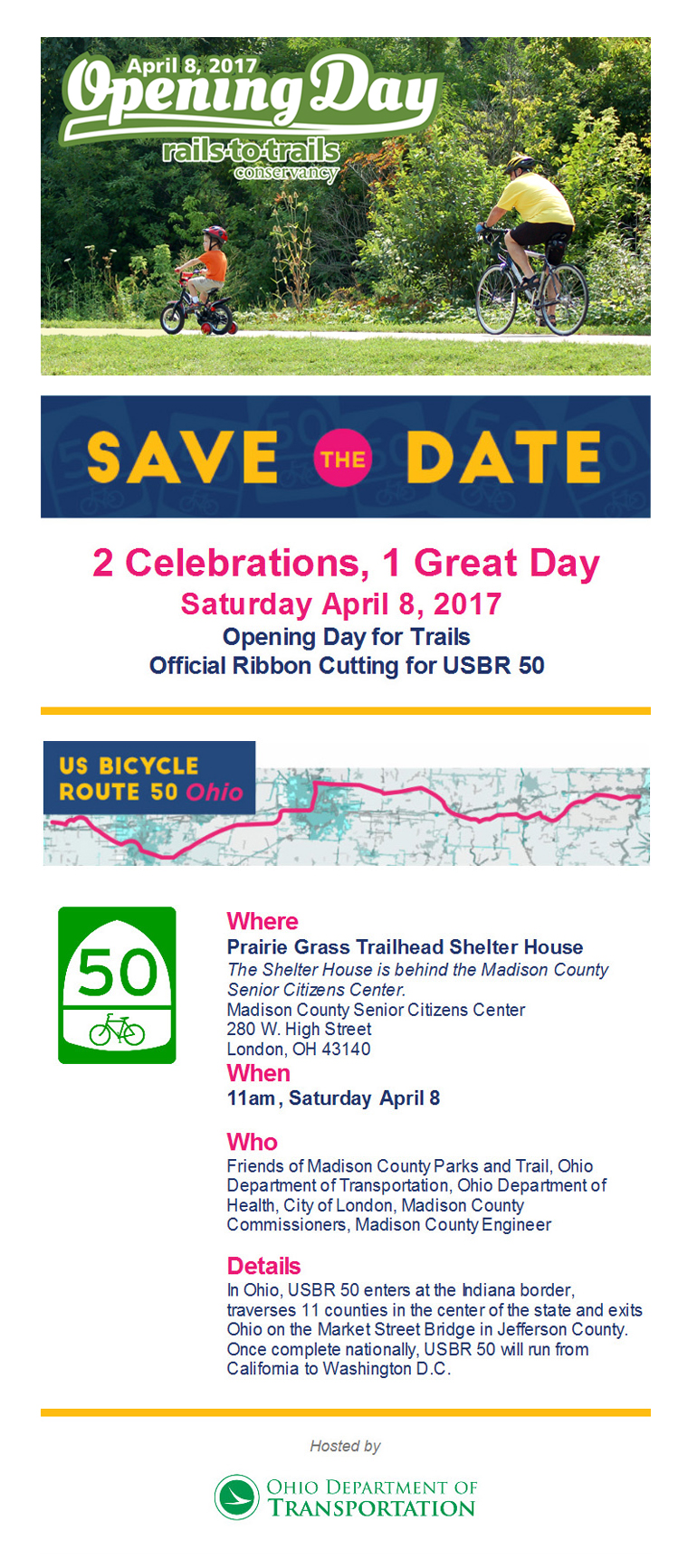 04-08-17 - Opening Day for Trails / USBR50 Ribbon Cutting