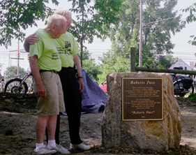Roberts Pass dedicated in July of 2005
