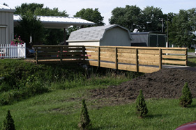 McKenzie Bridge was built by the Friends of Madison County Parks and Trails in June of 2004