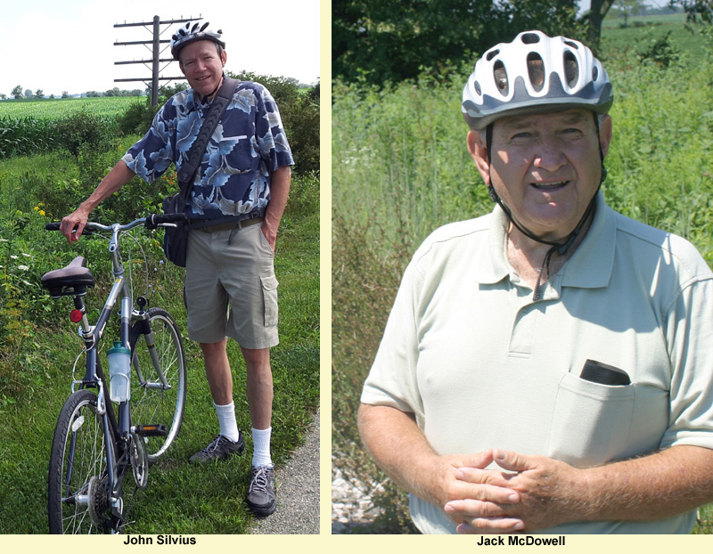 To highlight the success of the restoration efforts, Jack McDowell began a series of popular Nature Rides on the Prairie Grass Trail in 2005. McDowell taught us about the local history of prairies, why the plants are unique, and how to manage the land so that these plants may continue to thrive. Jack passed away in 2012, but his dream to inspire others to preserve the Ohio prairie is not forgotten.

In 2013, the tradition was continued with a Prairie Appreciation Ride co-led by Julia Cumming, Program Administrator with Madison Soil and Water Conservation District, Hope Miller who was interning with the district, and John Silvius, professor emeritus of biology at Cedarville University.